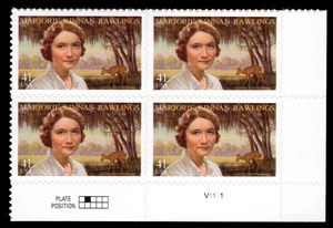 US Scott # 4223, Marjorie Rawlings : Writer, Plate Block of 2008 41¢ Stamps, MNH - Picture 1 of 1