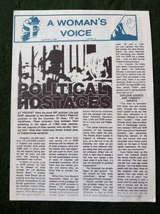 1988 Irish Republican Sinn Fein Magazine “ A Woman’s Voice “. - Picture 1 of 5