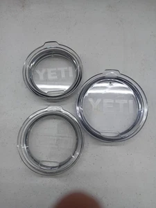 Yeti Original Replacement Tumbler Lids Lot Of 3 Authentic 3.25 And 3.75 Sizes - Picture 1 of 1