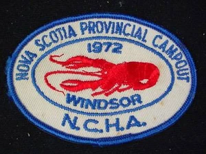 N.C.H.A. NCHA National Campers & Hikers Association 1972 Campout Patch Windsor - Picture 1 of 2