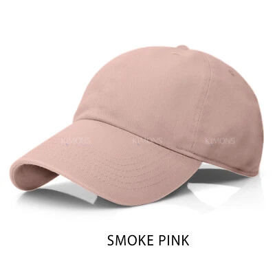 Polo Style Cotton Baseball Cap Ball Dad Hat Adjustable Plain Solid Washed Men PC - Image 1 of 4