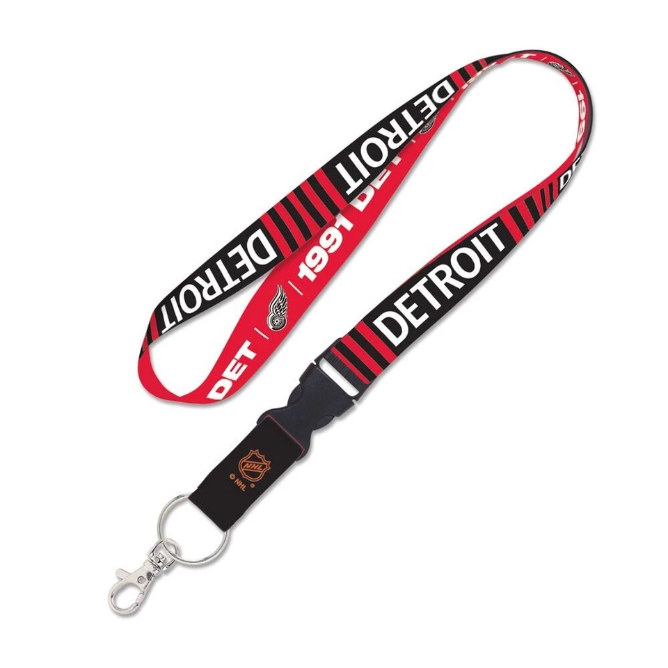 DETROIT RED WINGS SPECIAL EDITION LANYARD DETACHABLE BUCKLE NEW WINCRAFT 🏒 - Image 1 of 1