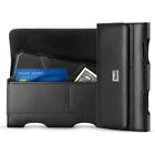 Leather Holster Pouch Case w/ Card Holder Belt Clip For Samsung Galaxy S20 Plus
