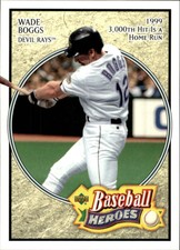 u6516 - 2005 Upper Deck Baseball Heroes #89 Wade Boggs Tampa Bay Rays - NM-MT