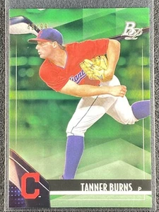 2021 Bowman Platinum Tanner Burns Green Top Prospect 48/99 - Cleveland #TOP-50 - Picture 1 of 2