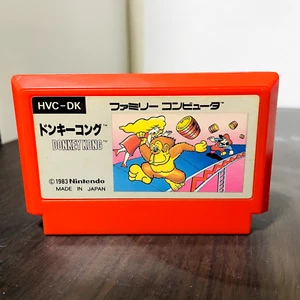 Donkey Kong Picture Label Version Nintendo Famicom 1983 Japanese Version HVC-DK - Picture 1 of 24