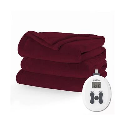 Manta térmica Sunbeam Royal Luxe Cabernet - Doble Foto 1 de 4