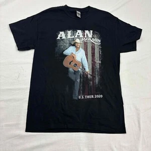Alan Jackson Unisex Concert Tour T-Shirt Black Graphic Print Medium - Picture 1 of 9