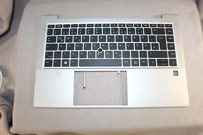 HP Elitebook 840 G7/G8 Palmrest mit QWERTZ Tastatur beleuchtet - Bild 1 von 2