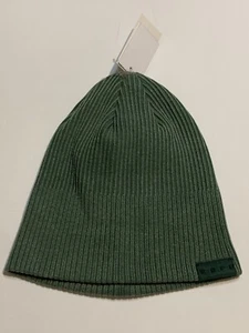 NWT NEFF GREEN PIGMENT FISHERMAN BEANIE HAT FUNKY RIBBED - Picture 1 of 2