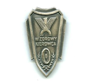 Insignia polaca de controlador ejemplar de la Segunda Guerra Mundial modelo 1946 Polonia - Imagen 1 de 3
