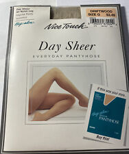 Touch Day Sheer Pantyhose All Nylon Leg Size E Driftwood Buying 3 Pair