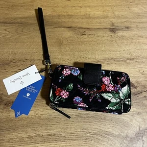 Vera Bradley Floral RFID Smartphone Wristlet Purse- BNWT - Picture 1 of 8