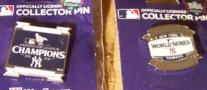 2024 New York Yankees AL Champions & World Series pin MLB Free SHIPPING - Picture 1 of 6