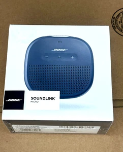Bose SoundLink Micro Portable Waterproof Bluetooth Speaker Dark Blue WW NEW - Picture 1 of 4