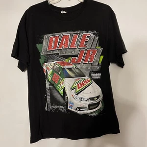 Alstyle Dale Earnhardt Jr. Mtn Dew Black Men’s Large Nascar Shirt - Picture 1 of 2