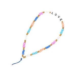 Mobile Phone Chain Pendant Colorful Beaded Lanyard Cell Lanyards - Zdjęcie 1 z 12