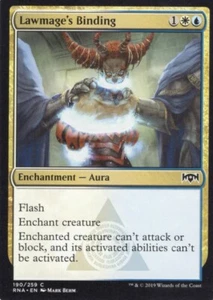 3X LAWMAGE'S BINDUNG 190/259 RAVNICA ALLEGIANCE MTG MAGIC NM X3 - Bild 1 von 1