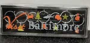 Visit Baltimore wine glass ring set beachie pendants - Picture 1 of 3
