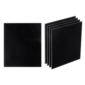 5pcs Welding Lens 5.24" x 4.5" Shade 12 Plastic Glass Replacement Lens Black - Picture 1 of 6
