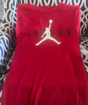 Nike Air Jordan 23 Jumpman Niños Camiseta Talla Grande Roja Manga Corta NUEVO CON ETIQUETAS NUEVO Foto 1 de 4