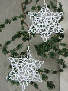 2er Weihnachtssterne Stern Weihnachten Baumbehang Hänger Adventskalender Füllung - Bild 1 von 3