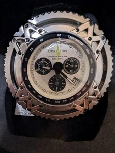 XOSKELETON BARRACUDA Limited Edition #054/400 Chronograph Alarm Swiss Made Watch - Picture 1 of 23