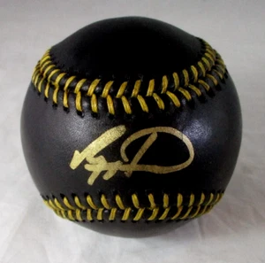 Ryan Howard / Autographed Rawlings OML Black Leather Baseball in Cube / JSA - Picture 1 of 7