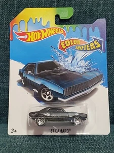 Hot Wheels '67 Camaro - Color Shifter's - 2016 - black/ blue - RARE - Picture 1 of 7