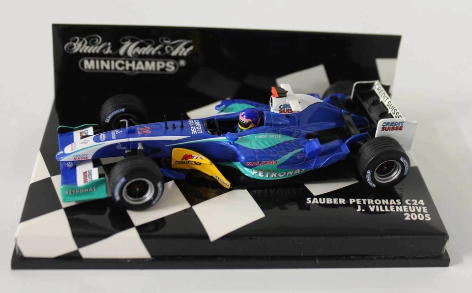 1:43 Jacques Villeneuve 2005 Sauber C24  Minichamps 400 050011 - Image 1 of 1