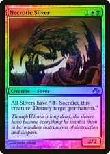 Necrotic Sliver FOIL Planar Chaos PLD White Black Uncommon MTG CARD ABUGames