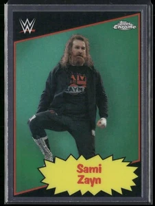 2025 Topps Chrome WWE 1985 Topps Current Refractor #85TC-SZ Sami Zayn - Picture 1 of 2
