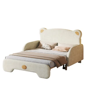 Tagesbett Schlafsofa Doppelbett 140x200cm Ausziehbar Bett Kinderbett Jugendbett - Bild 1 von 16