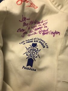 Chef Le Cordon Bleu Smock White US 54 XXLarge Coat Restaurant Uniform ,signed