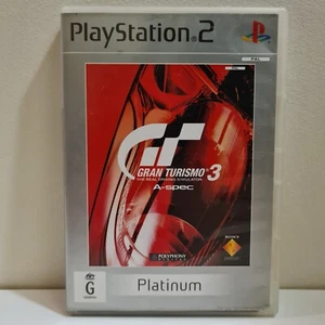 Gran Turismo 3 A-Spec PS2 PlayStation 2 + Manual Tested & Working Read Desc - Picture 1 of 8