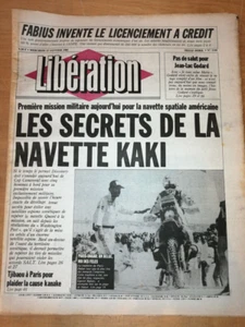 JOURNAL LIBERATION N°1144 23 01 1985 PARIS DAKAR KAREN CHERYL - Picture 1 of 2