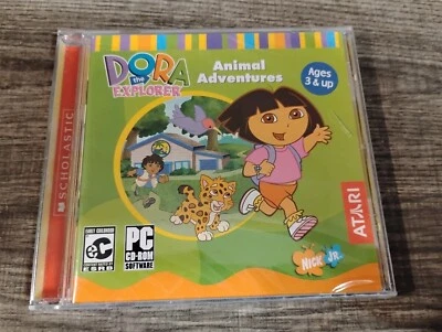 Dora The Explorer Animal Adventures PC CD-ROM Atari 2003 for Windows 98/Me/2k/XP - Image 1 of 3