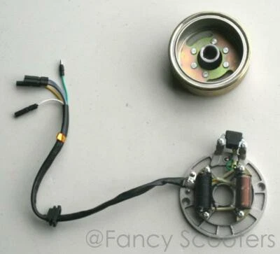 ESTATOR DE IGNIÇÃO + VOLANTE para LIFAN 90 110 125 138 140CC SSR SDG ZONGSHEN  - Imagem 1 de 4