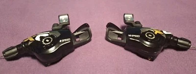 Sehr guter Zustand Sram X0 XO rechts links vorne hinten Paar Schaltpod 2x10 Gang Avid Mount - Bild 1 von 4