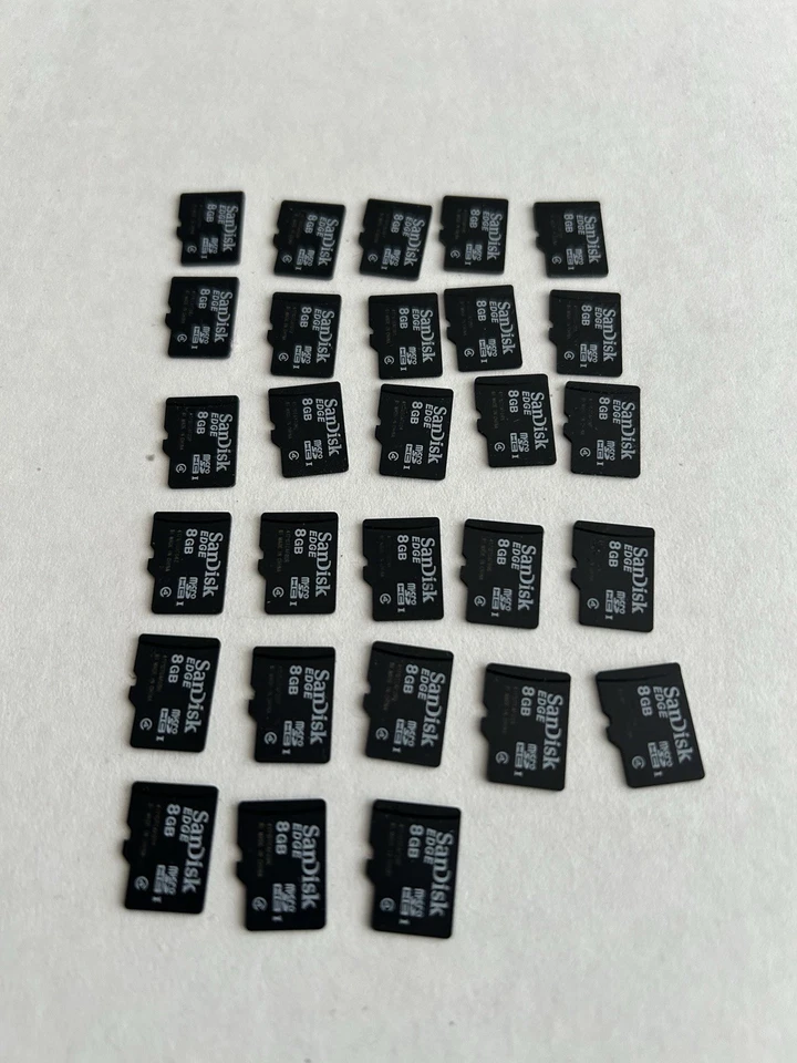 SanDisk 8GB 8G micro SD micro SDHC Flash Memory Data Card 28 each new - Image 1 of 2