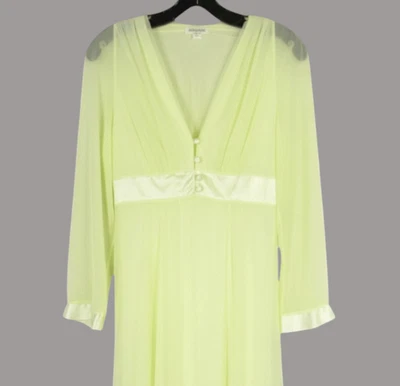 Bata PEIGNOIR de 4 botones de gasa transparente de colección Gossard Artemis talla S Foto 1 de 4