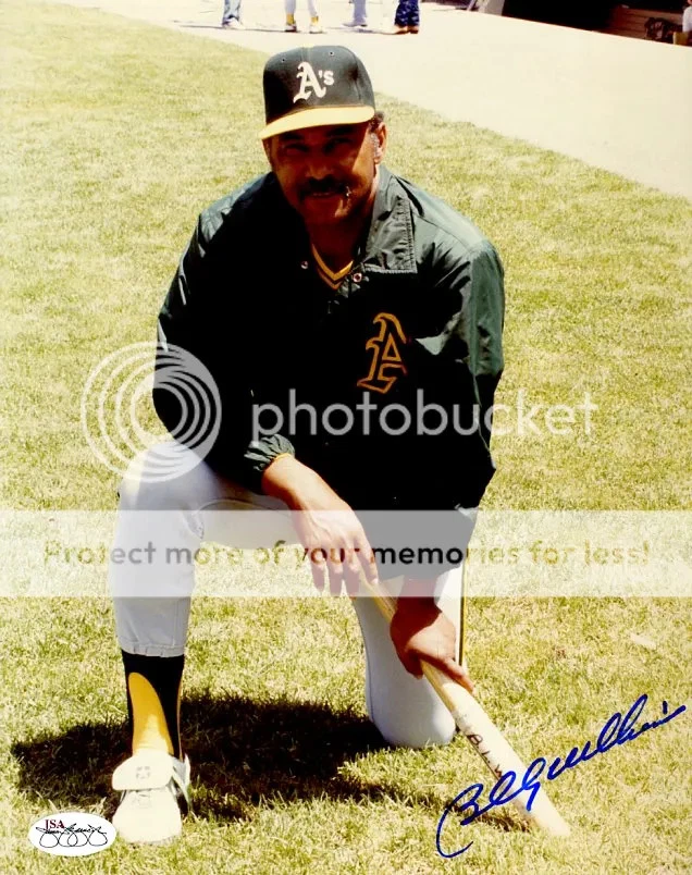 Billy Williams A`s Signed Jsa Cert Sticker 8x10 Photo Authenticated Autograph - Image 1 of 1