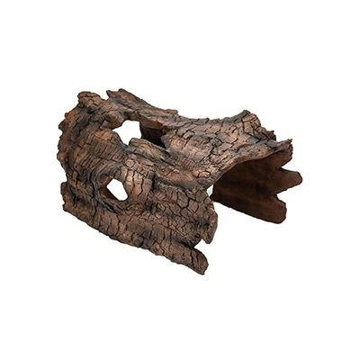 Cueva de peces de tronco sintético, refugio decorativo para estanques, control depredadores Koi Foto 1 de 4