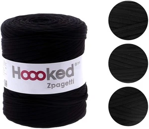 Hoooked Zpagetti Yarn-Classic Black - Pure Black Shades - Picture 1 of 1