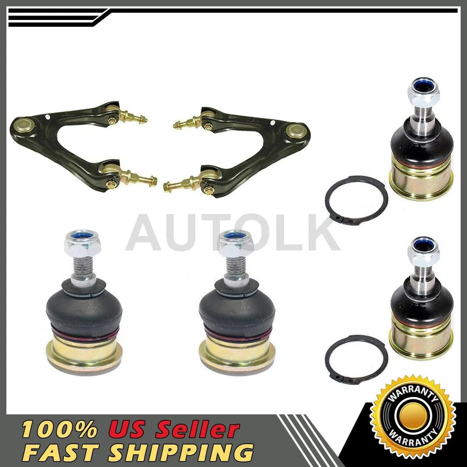 Braço de controle dianteiro superior e inferior Delphi com juntas esféricas compatível com 1994 Honda Accord_LK - Imagem 1 de 4