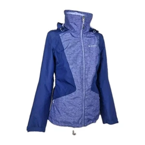 Quechua Decathlon giacca parka donna blu con cappuccio leggero XS uk 8 - Foto 1 di 4