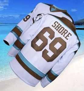 Shoresy Sudbury Blueberry Bulldogs Stitched HOCKEY Jersey #69 SHORE Size S - 3XL - Picture 1 of 4