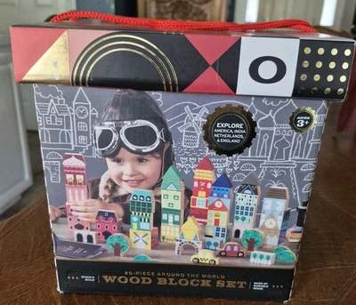 FAO SCHWARZ 2018 Around the World Wood Block Set DOUBLE SET! 32767A8165 - Image 1 of 4