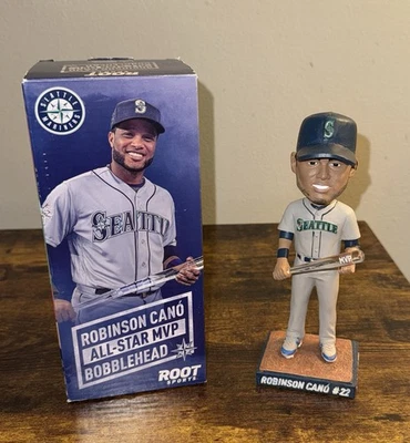 Bobblehead Robinson Cano All Star Jugador Más Valioso ~ Seattle Mariners ~ Coleccionista ~ Deportes de Raíz ~ MLB Foto 1 de 4