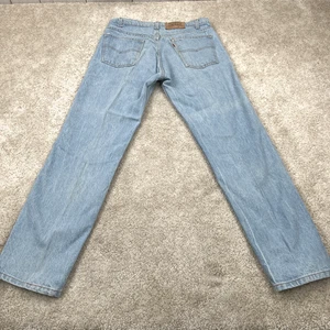 VINTAGE Levis 505 Jeans Men 34x31 Blue Denim Orange Tab Straight Fit USA 80s - Picture 1 of 16